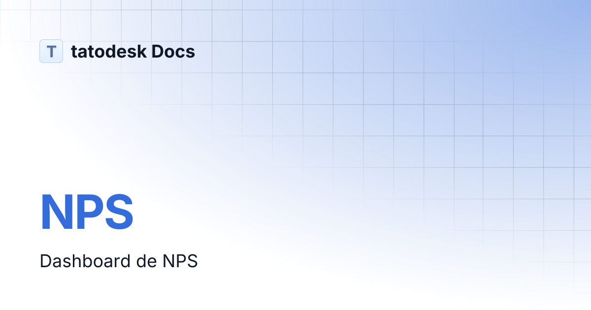 NPS | tatodesk Docs